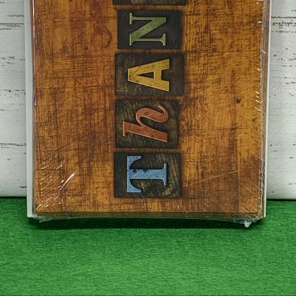 4/$14 8pk Hallmark Expressions THANKS Note Cards Blank Inside NEW SEALED - Picture 3 of 6